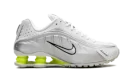 Shox R4 WMNS "White Metallic Silver Volt"
