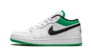 Air Jordan 1 Low GS "White / Stadium Green"