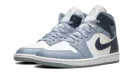 AIR JORDAN 1 MID WMNS "Two-Tone Blue"