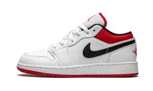 Air Jordan 1 Low GS "White / Gym Red" 553560 118