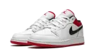Air Jordan 1 Low GS "White / Gym Red" 553560 118