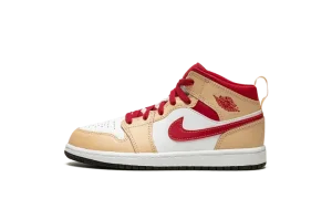 Jordan 1 MID PS "White Onyx / Light Curry"