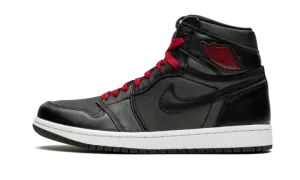 Air Jordan 1 Retro High OG "Black Satin/Gym Red" 555088 060