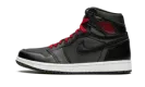 Air Jordan 1 Retro High OG "Black Satin/Gym Red" 555088 060