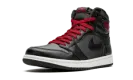 Air Jordan 1 Retro High OG "Black Satin/Gym Red" 555088 060
