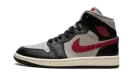 AIR JORDAN 1 MID WMNS "Black / Gym Red / College Grey"