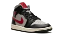 AIR JORDAN 1 MID WMNS "Black / Gym Red / College Grey"