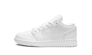 Air Jordan 1 Low GS "Triple White" 553560 136