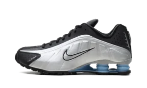 Shox R4 "Metallic Silver Black Psychic Blue"