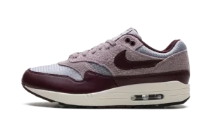 Air Max 1 ESS PRM "CEMENT GREY/BURGUNDY CRUSH"