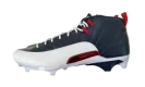 Air Jordan 12Alpha 3 PE Cleats "Howard University - Navy / White"