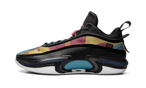 Jordan 36 Low "Black Multi-Color"