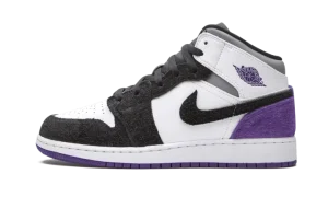 Air Jordan 1 Mid SE GS "Court Purple Suede"