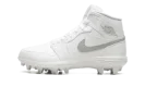 Jordan 1 Mid TD Cleat "White Grey Fog"