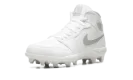 Jordan 1 Mid TD Cleat "White Grey Fog"