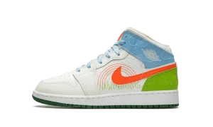 Air Jordan 1 MID SE GS "Stitch"