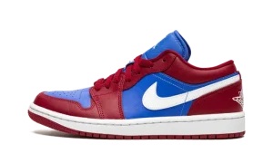 AIR JORDAN 1 LO WMNS "Pomegranate / Medium Blue"