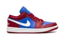 AIR JORDAN 1 LO WMNS "Pomegranate / Medium Blue"