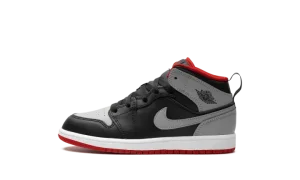 Jordan 1 Mid PS "BLACK GREY RED"