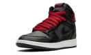 Air Jordan 1 High Retro GS "Black Satin/Gym Red" 575441 060
