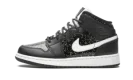 Jordan 1 Mid SE GS "Black Glitter"