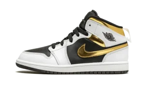 Jordan 1 Mid PS "White / Gold"
