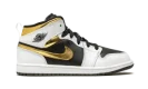 Jordan 1 Mid PS "White / Gold"