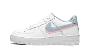 Air Force 1 LV8 GS "Double Swoosh - White / Blue / Pink"
