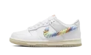 Dunk Low SE GS "Rainbow Lace Swoosh White"