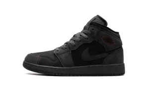 Air Jordan 1 Mid GS "BLACK SUEDE" FQ7742 001