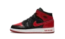 Air Jordan 1 Mid GS "Bred Text"