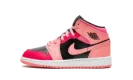 Air Jordan 1 Mid GS "Coral Chalk"
