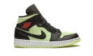 AIR JORDAN 1 MID SE WMNS "Barely Volt / Chile Red"