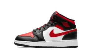 Air Jordan 1 Mid GS "Alternate Bred Toe"