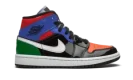 AIR JORDAN 1 MID SE WMNS "Multicolor Patent"