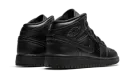 Air Jordan 1 Mid GS "Triple Black" 554725 091