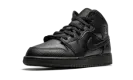 Air Jordan 1 Mid GS "Triple Black" 554725 091