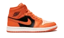 AIR JORDAN 1 MID SE WMNS "Orange / Black"