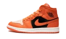 AIR JORDAN 1 MID SE WMNS "Orange / Black"