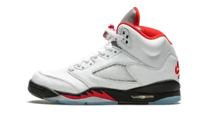 Air Jordan 5 Retro GS "Fire Red Silver Tongue" 440888 102
