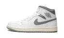 Air Jordan 1 Mid "White / Stealth Grey"