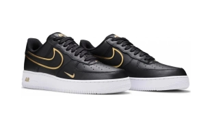 Air Force 1 - Black Metallic Gold 2