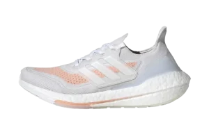ULTRABOOST 21 WMNS "CRYSTAL WHITE/CLOUD WHITE/GLOW PINK"