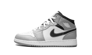 Jordan 1 Mid GS "Light Smoke Grey"