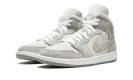 AIR JORDAN 1 MID SE WMNS "Grey Fleece"