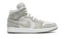 AIR JORDAN 1 MID SE WMNS "Grey Fleece"