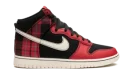 Dunk High "Plaid - Black/Red"