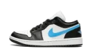 AIR JORDAN 1 LOW WMNS "Black / University Blue"