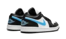 AIR JORDAN 1 LOW WMNS "Black / University Blue"
