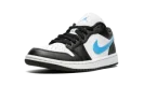 AIR JORDAN 1 LOW WMNS "Black / University Blue"